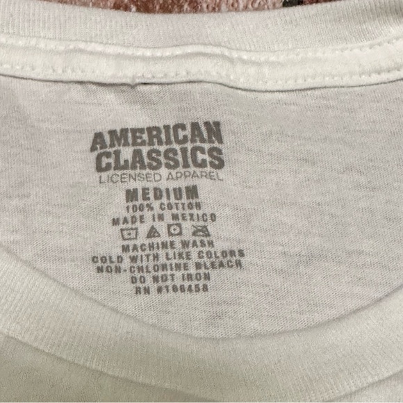 American Classics White Graphic Tee - Best Pops Ever size M - Picture 6 of 11